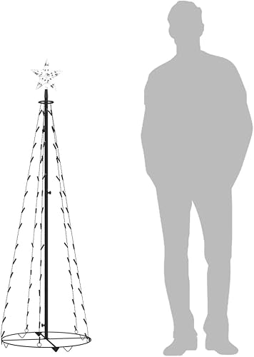 Miniatura 6 de Árbol de Navidad con forma de cono de Navidad frío, árbol de Navidad artificial, árbol de Navidad con Luces, árbol de Navidad, arbolitos de Navidad,