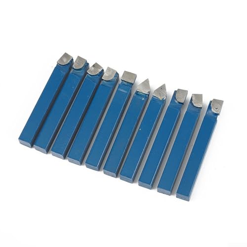 10 Piezas Cortador de Carburo para Torno Metal 1/4" miniatura 2
