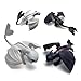 Toysvill Dragons and Vikings Action Figure Set, 8 Piece Collection with Light Fury, Night Fury, Dragons and Character Figures, Fantasy Adventure Toys