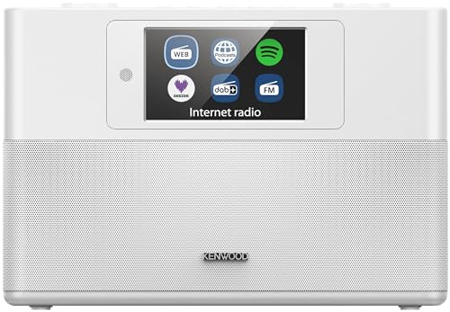 Kenwood CR‑ST200S Radio Inteligente Wi‑Fi con Dab+, Internet Radio, Bluetooth & Pantalla IPS 4.3