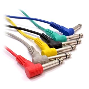 COMPLETE 6-PACK SET - Includes six colour-coded 30cm patch cables (white, yellow, green, blue, red, black) for easy identification in complex audio setups SCREENED CONSTRUCTION - Single core screened design reduces interference and electrical noise f...