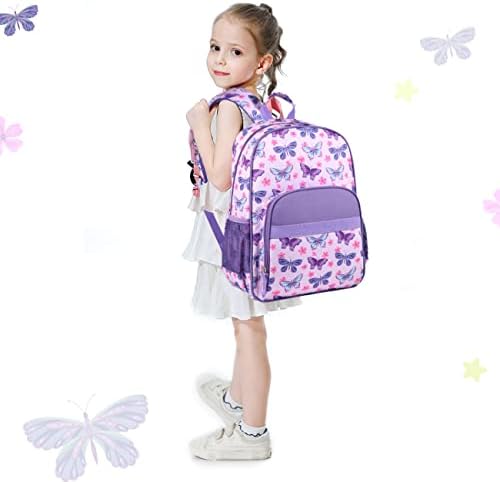 RAVUO Kids Backpack, Lightweight Preschool Backpack Water Resistant Cute Toddler School Bookbag for Girls and Boys with Chest Strap