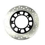 Les trous de montage et les fentes assurent le montage et l’alignement avec le système de freinage de votre moto.a