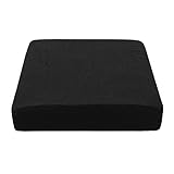 Ajuste perfecto: nuestra funda de cojín para silla mide hasta 25.5-40 pulgadas de largo, 20-27.5 pulgadas de ancho, 2-9 pulgadas de grosor. Con una banda elástica, la funda envuelve tu cojín mejor.