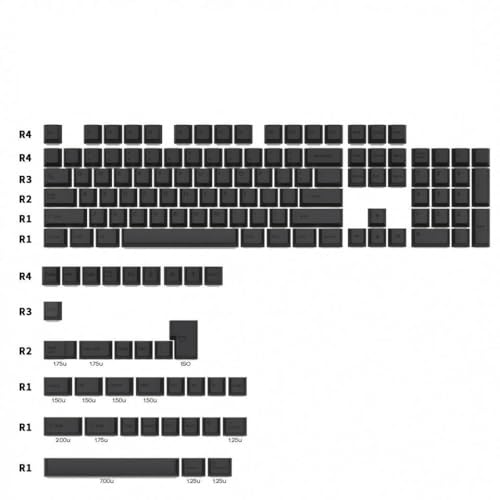 �J�X�^��139 PBT�L�[�L���b�v�ŏ�����MX�X�C�b�`�v���t�@�C����ISO���J�j�J���L�[�{�[�h�p�Z�b�g(GMK Minimal Gray-EN)