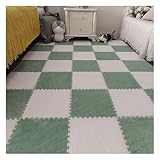 ソフト EVA フォーム フロアマット 10 枚セット - 快適な遊びとリラクゼーションのための連結パズルタイル、ふわふわのエリアカーペット - 12 X 12 インチ(#1)