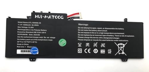 HUI-MATOOG 5200mAh UTL-509068-3S NV-509067-3S Battery for