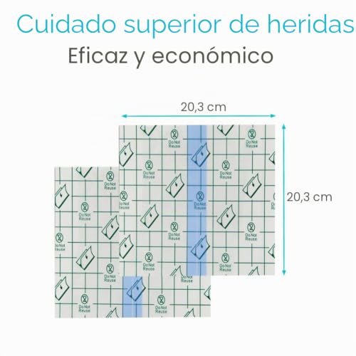 Cubierta de ducha para catéter de diálisis impermeable de 8x8 pulgadas para protector de pecho 7