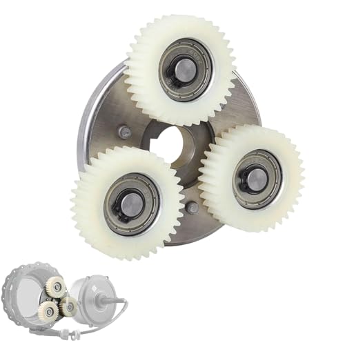 Hominas E Bike Motor Gear Clutch Kit para Bafang, 36T Nylon Gears y 88 mm Clutch Kit Alta Resistencia Engranaje Planetario para Bicicleta Eléctrica 500W 750W