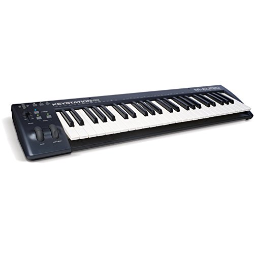 M-Audio Keystation 49 II | 49-Key USB MIDI Keyboard Controller with Pitch-Bend & Modulation Wheels