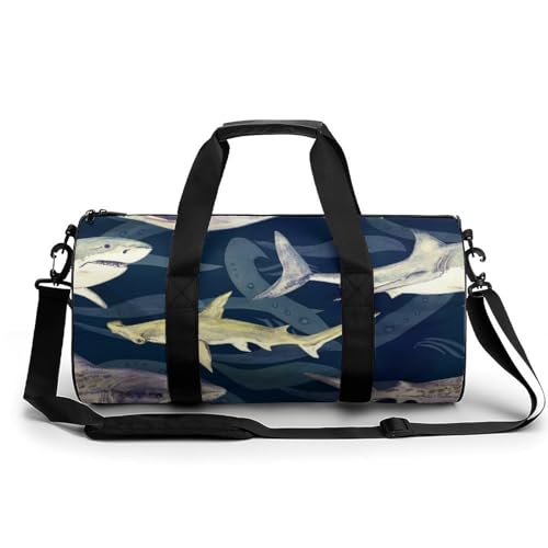 Sac de voyage Requin Blanc pour camping et randonnée, le grand duffel bag de sport week-end