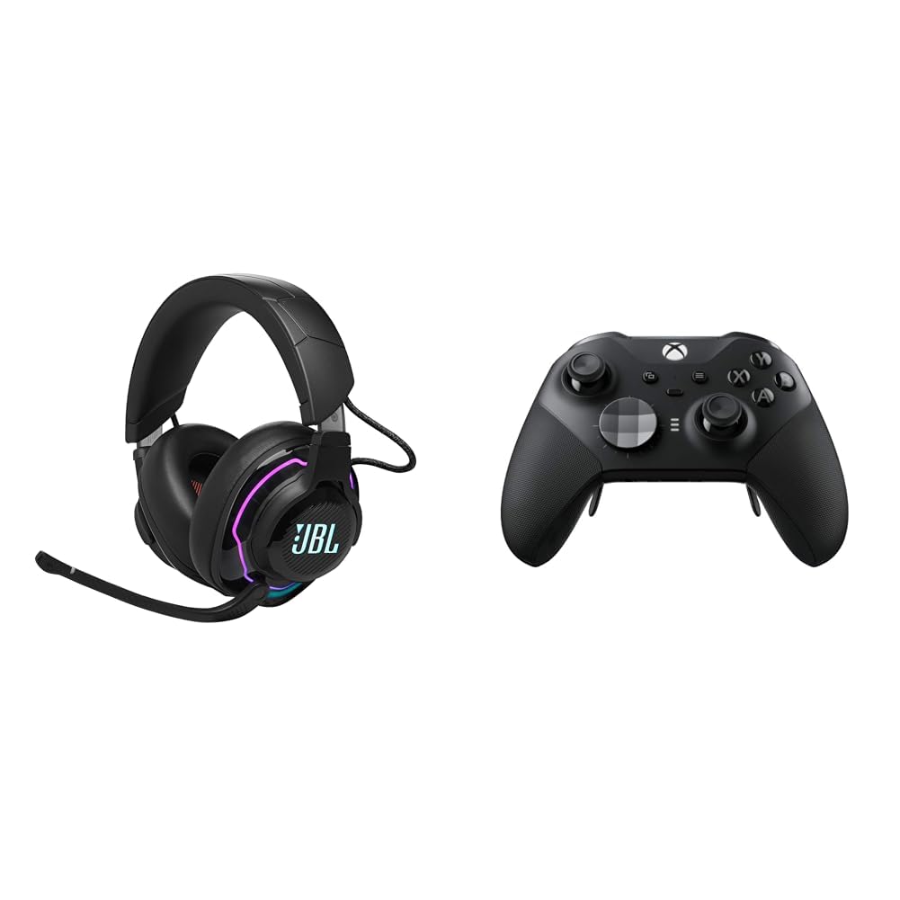 JBL Quantum 910 Over-Ear Gaming Kopfhörer – Wireless 2 & Xbox Elite Series 2 Wireless-Controller - Schwarz