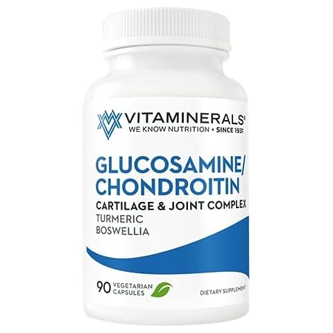 Vitaminerals® 128 Glucosamine Joint Support Glucosamine-Chondroitin Complex | Veggie Caps (90 Count) Cover