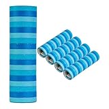 Luftschlangen Set zur Dekoration, Blaues Design, aus Papier, 5 Rollen...