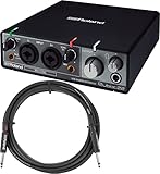 Roland RUBIX22 2-In 2-Out USB Audio Interface Bundle with Instrument Cable