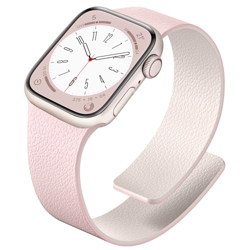 Calina �}�O�l�b�g �Ή��A�b�v���E�H�b�` �o���h �V���R�� �K�p 44mm/45mm/46mm/42mm�iSeries 3 2 1�j/49mm������� �X�}�[�g�E�H�b�` �o���h�Ή�Apple Watch�o���h �X�|�[�c �h�� �_�炩�����K �ʋC�� �y