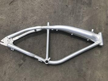 Gas Bike Frame 3.4L,Felt Faker Motorized Frame 3.4L Tank Brushed Alum