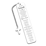 Christian Gifts for Women Friends - Friendship Gifts for Women Mothers Day Graduation Gift for Best Friend Birthday Gift for Girls Christian Bookmarks for Her Besties Bible Verse Bookmark