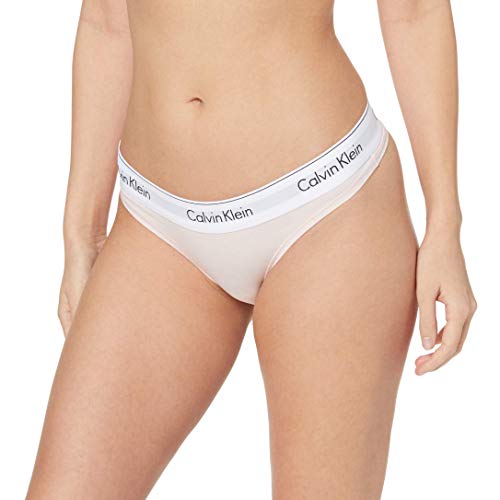 Calvin Klein Women's Thong, Pink (Nymphs Thigh), S