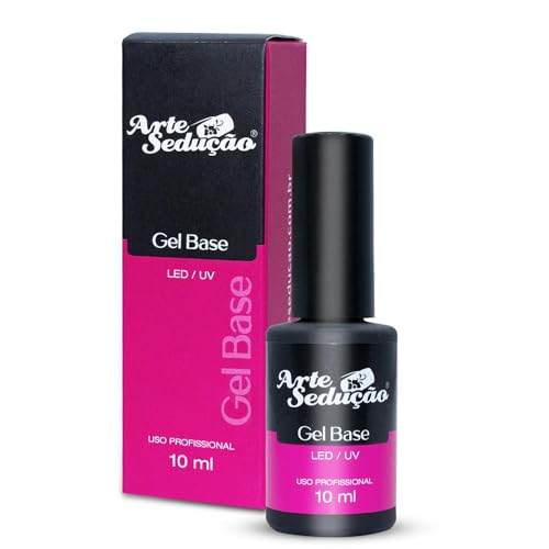 Kit Gel Base Transparente + Top Coat 10 ml, Arte Sedução