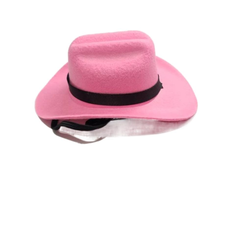 Adjustable Pet Cowboy Hat Star Supplies Costume Top Hat Headwear Caps for Pet Sun Hats