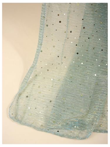 Image of Floerns Women's Sequin Bandana Square Scarf Silk Scarves Mesh Shawl and Wrap for Evening Dresses