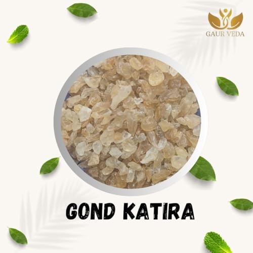 Image of GAURVEDA Gond Katira - Edible Gum - Acts as Cooling Agent (1 Kg., Gond Katira)