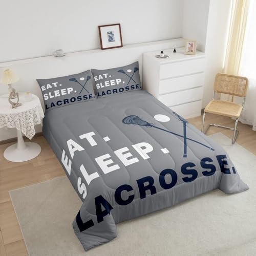 Image of Feelyou Lacrosse Comforter Set Toddler Size for Kids Adults