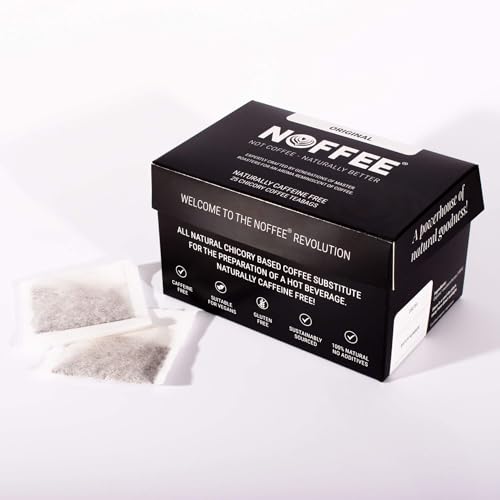 Caffeine-Free Coffee Substitute | 25 Noffee Herbal Tea Bags | Premium Chicory-Based Wellness Blend | Expertly Roasted for a Rich, Robust Flavour