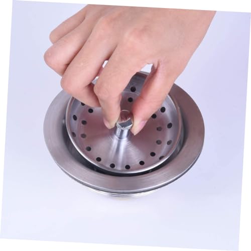 Gadpiparty 3 Tapones para Desagüe de Baño Acero Inoxidable miniatura 6