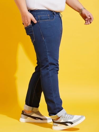Image of Bigbanana Plus Size Men's Regular Fit Solid Jeans