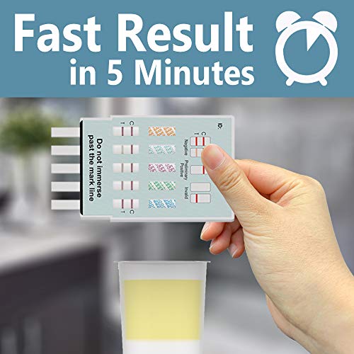 Prime Screen [5 Pack] 10 Panel Urine Drug Test Kit Testing Instantly