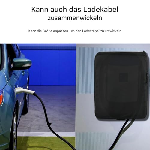 Engranaje de cable resistente con asa para evitar enredos organizador de cargador EV 5
