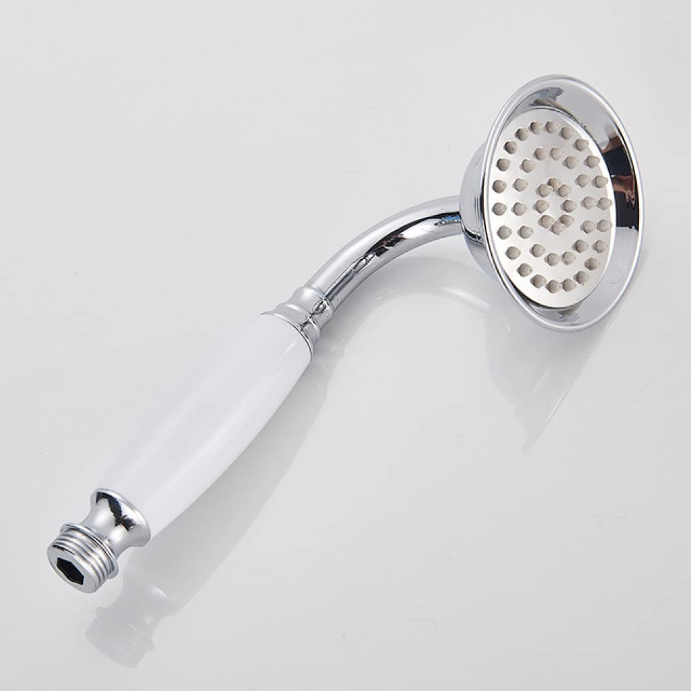Pommeau de douche à main nickel en laiton contre le calcaire et les fuites