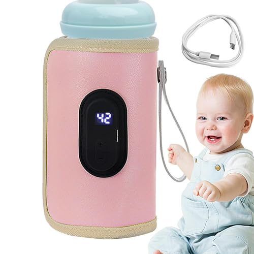 Calentador de biberones para todas las botellas, calentador de biberón eléctrico con pantalla LCD, función de memoria, calentador de leche para calentar la leche, leche materna para el hogar, viajes