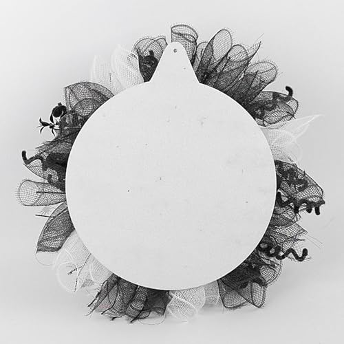 Couronne squelette d'Halloween : installation rapide pour porte extérieure sans effort - 7