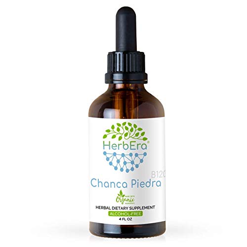 Chanca Piedra B120 Alcohol-Free Herbal Extract Tincture, Super-Concentrated Organic Chanca Piedra (Phyllanthus niruri) Dried Herb (4 fl oz)