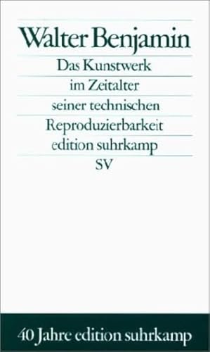 Das Kunstwerk im Zeitalter seiner technischen R... [German] 3518124242 Book Cover