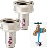 Polar Valve Outdoor Faucet Freeze Protection (Straight-Type, 2 Unit), Auto...