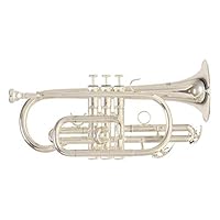 Roy Benson Bb-Kornett CR-202S (Hochwertiges, leichtes Messinginstrument, für den professionellen Einsatz, inklusivem Rechtecketui, mit Rucksackgarnitur), lackiert