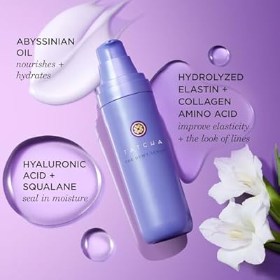 TATCHA The Dewy Serum | Hydrating Serum for Dry Skin | Smoother, Plumper & Dewy Skin with Hyaluronic Acid, Lactic Acid, and Squalane