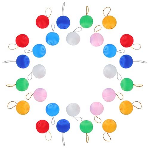 Snowglobe Ornament Christmas Decorations 60Pcs Colorful Silk Yarn Balls Christmas Tree Hanging Balls Backdrop Ornament Decoraciones Para Salas De Casa #TOP2