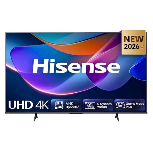 Hisense Smart TV 55" 4K TV 55E6ST, 60Hz, DTS Virtual X, VIDAA OS con 1000+ app, HDR 10+, Game Mode Plus, Bluetooth, wifi, Alexa Built-in, AirPlay2, lativù