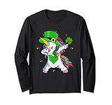 Photo Gallery tamponando shamrock unicorn st patricks day ragazze maglia a manica Photo Gallery tamponando shamrock unicorn st patricks day ragazze maglia a manica