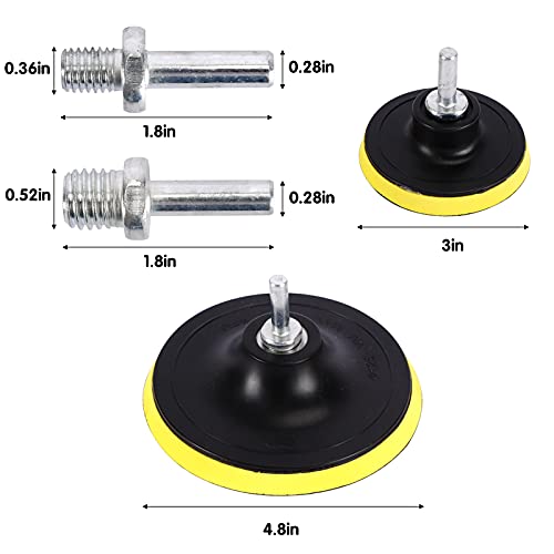 image for Benavvy 39pcs Drill Polishing Pad Kit, 2 in 1 Car Foam Drill, 7pcs 5