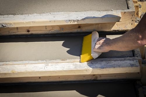 12 Gelbe Poly Finish -Bürste -Medium