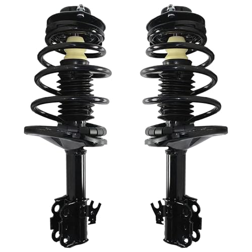 Image of Detroit Axle - Front 6pc Struts Kit for 92-96 Toyota Camry, 95-96 Avalon, Lower Ball Joints Sway Bars Struts w /Coil Spring 1992 1993 1994 1995 1996 Replacement Suspension