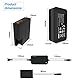 Hisewen ACK-E18 AC Power Adapter DR-E18 DC Coupler LP-E17 Dummy Akku Kit für Canon EOS Rebel T6i T6s T7i T8i RP R10 SL2 SL3 R10 77D 200D 250D 750D 760D 800D 850D Kameras.