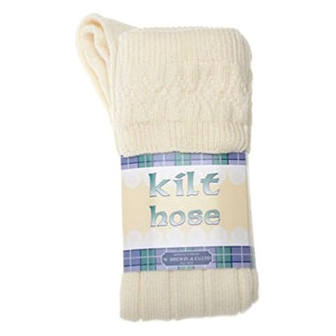 WB SOCKS Children's Cream Kilt Hose 6-9 Years Cover
