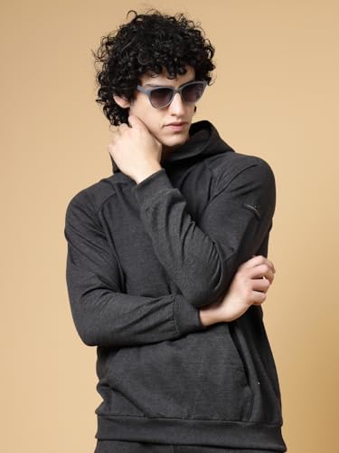 Image of Rigo Cotton Fleece Full Sleeves Oversized Co-ord Set for Men | Printed Hooded Track Suit Set for Men